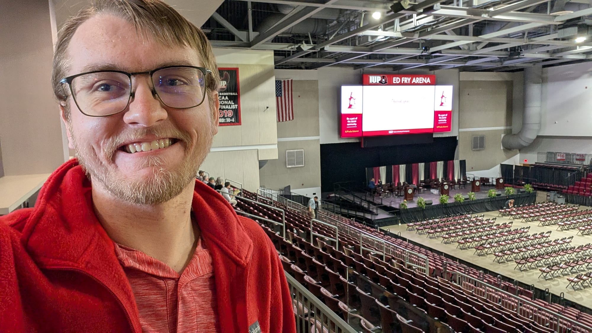 Yesterday was graduation day at IUP